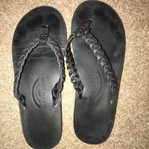 Rainbow “Twisted Sister” in genuine black leather